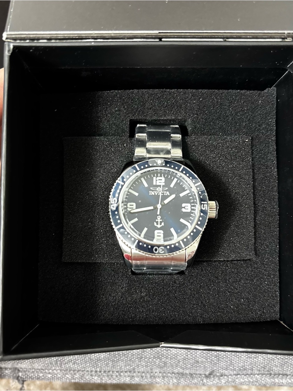 Invicta Ocean Voyage Blue Dial Stainless Steel NWT